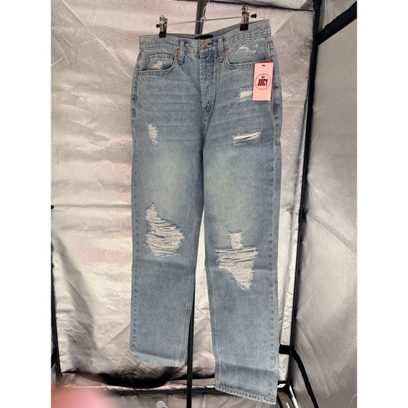 Juicy Couture Denim - Juicy Couture Distressed Jeans Sz 2 Relaxed Fit NWT
